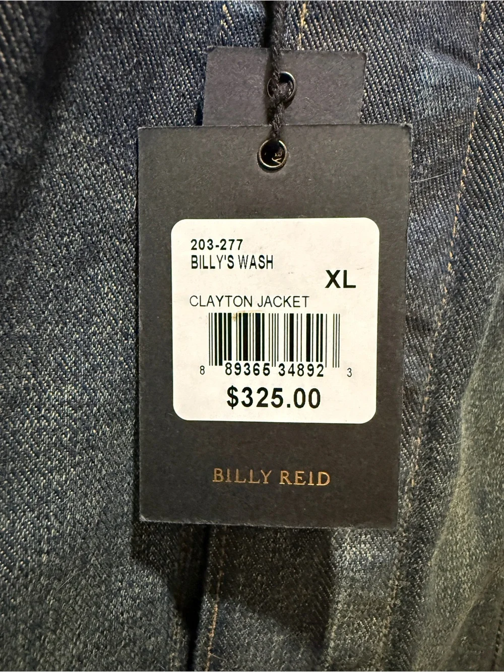 Billy Reid Clayton Denim Jacket in Billy’s Wash XL